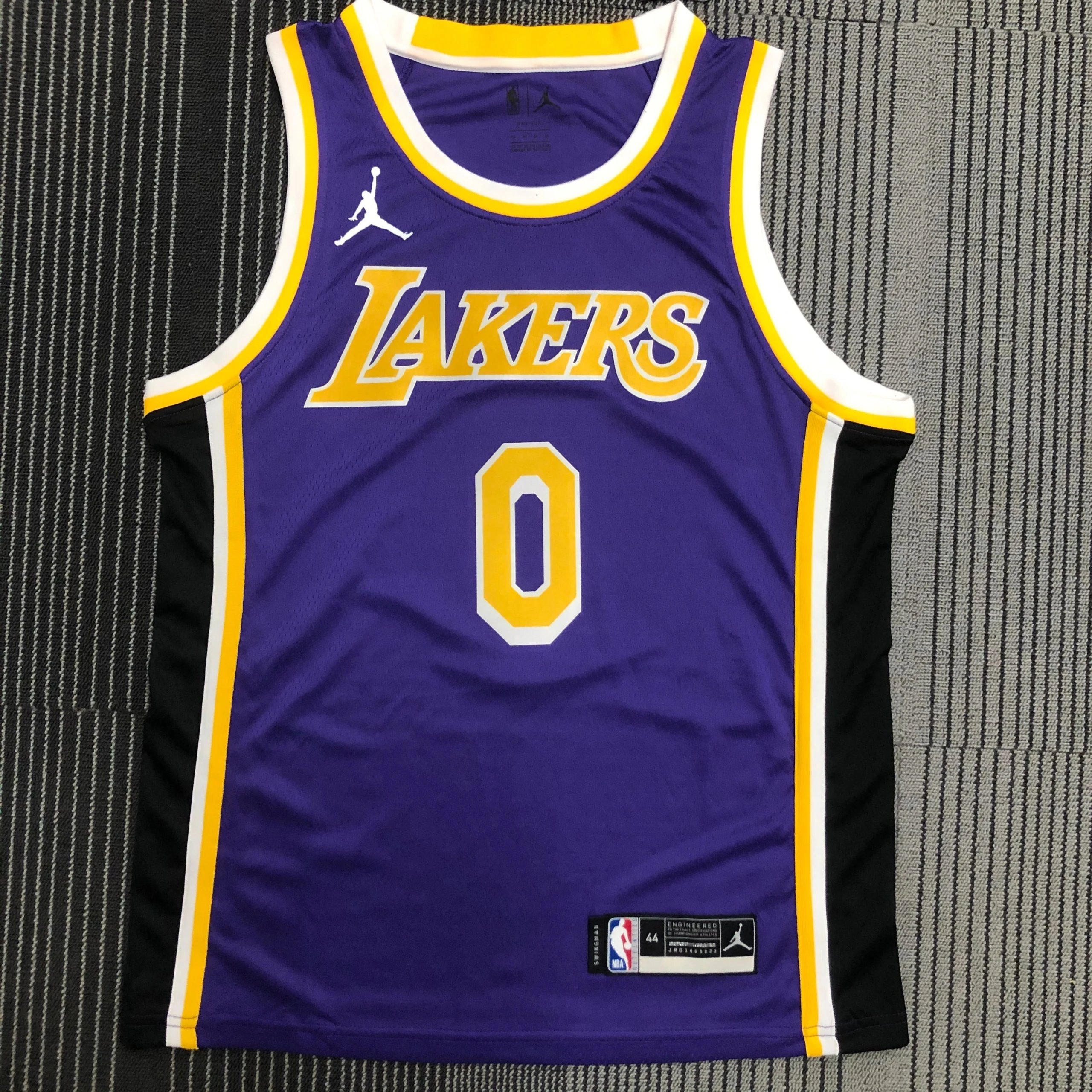Air Jordan Lakers #0 Basketball Jersey